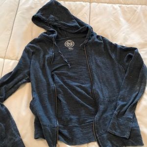 Lightweight zip up hoodie